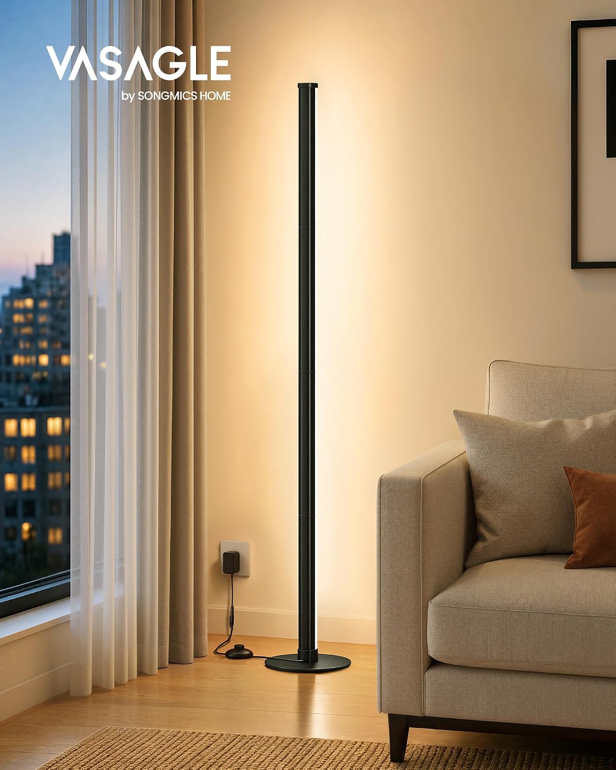 Afmetingen vloerlamp 139,4 cm hoog