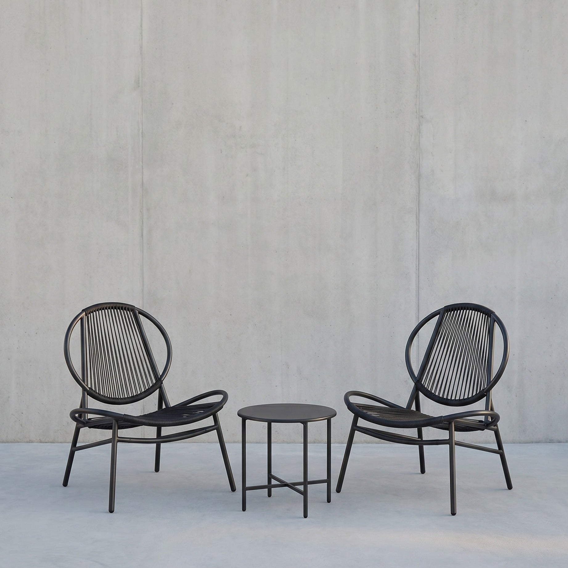 Balkonmeubelset - Set van 3 met tafel en 2 stoelen - Balkonset - Tuinset