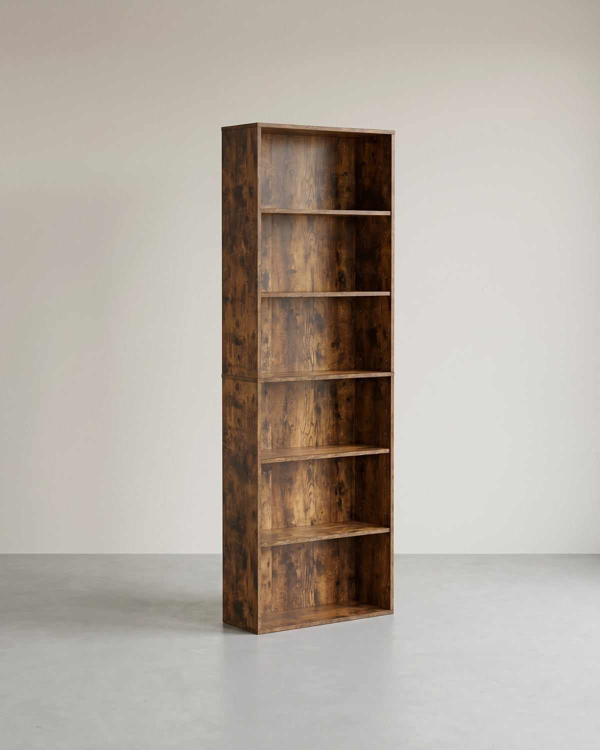 Boekenkast met Verstelbare Planken – Scandinavisch Design – Wit – 60 cm Breed