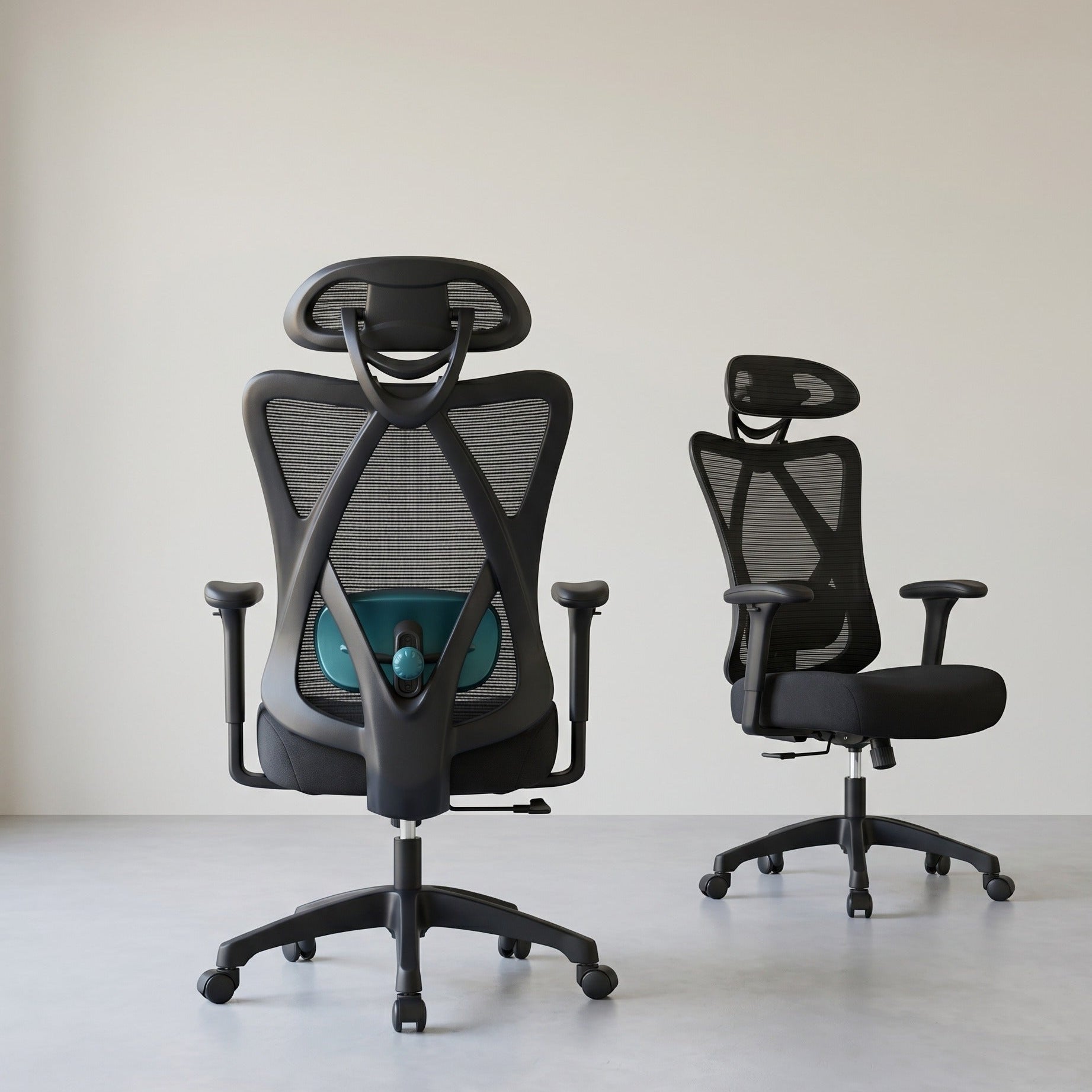 Ergonomische Bureaustoel – Verstelbare Hoofdsteun En Lendensteun – Mesh Office Chair – Belastbaar Tot 150 kg