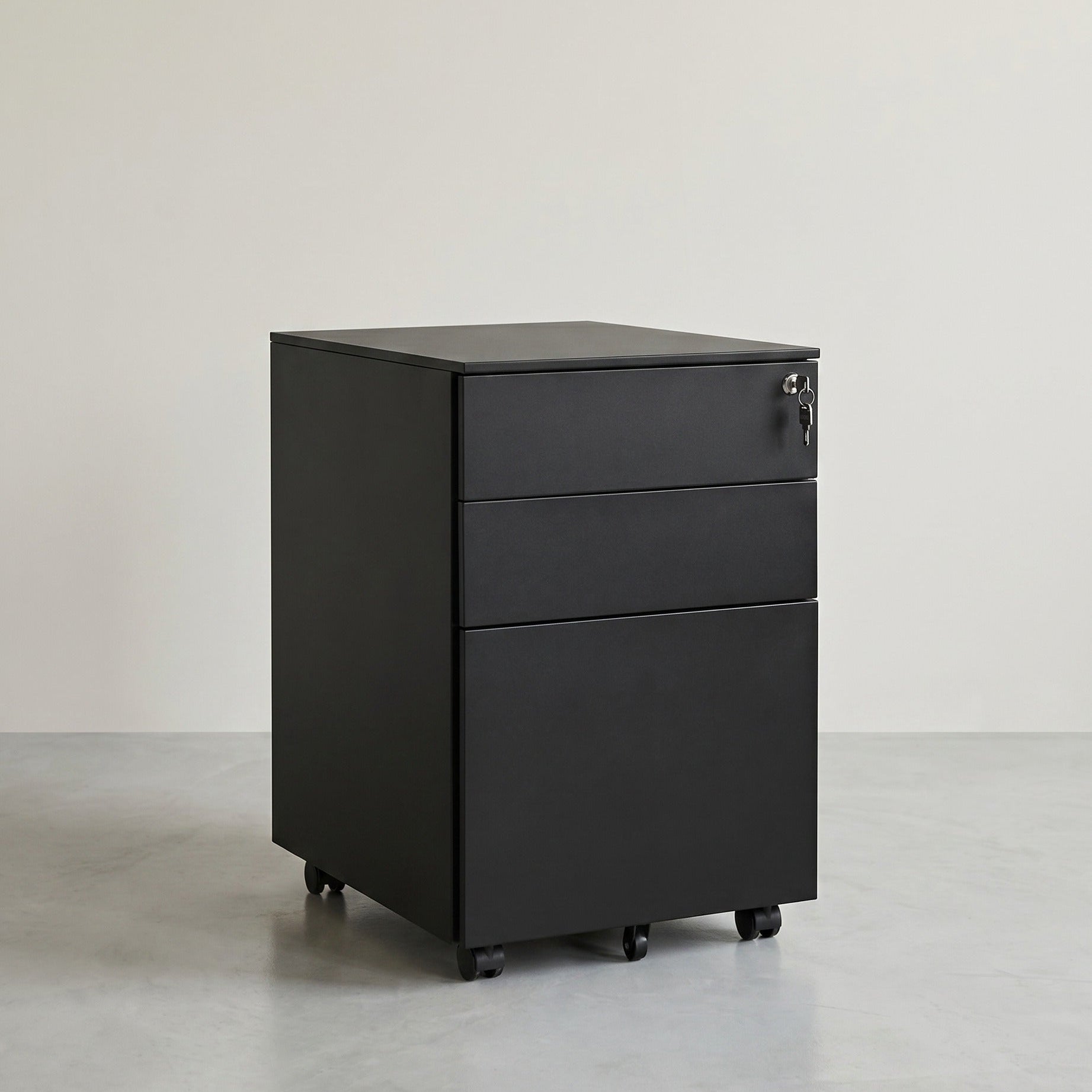 Ladeblok met Wielen - met Slot - 3 Lade