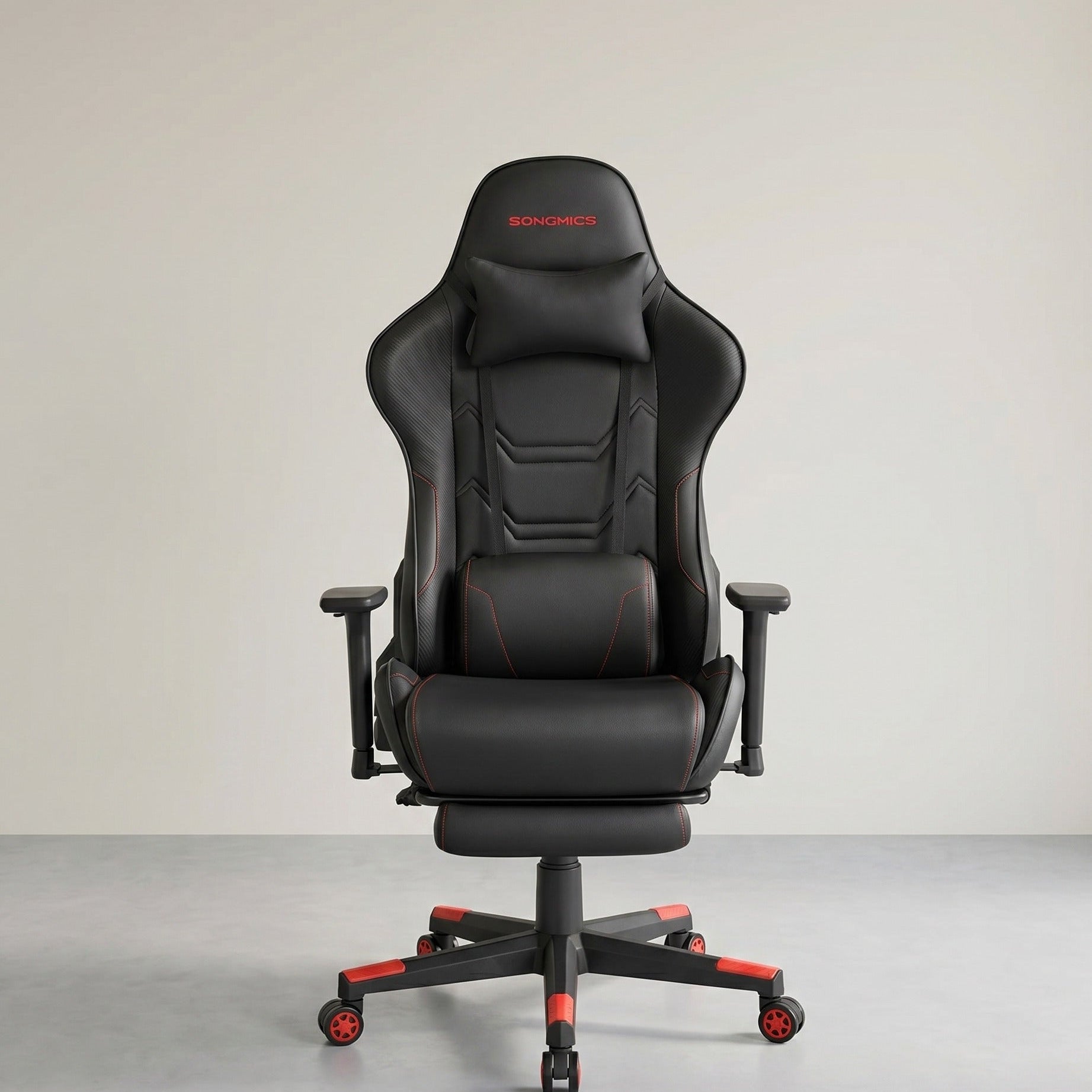 Gamestoel Ergonomisch – Gaming Bureaustoel met Voetensteun – Kantelfunctie – Tot 150 kg