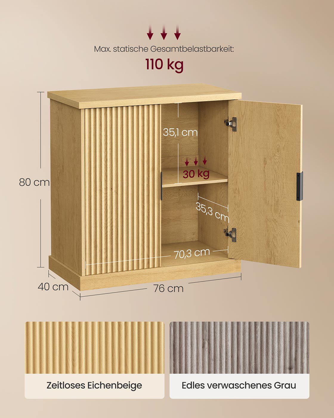 Dressoir eikenbeige sfeerbeeld keuken
