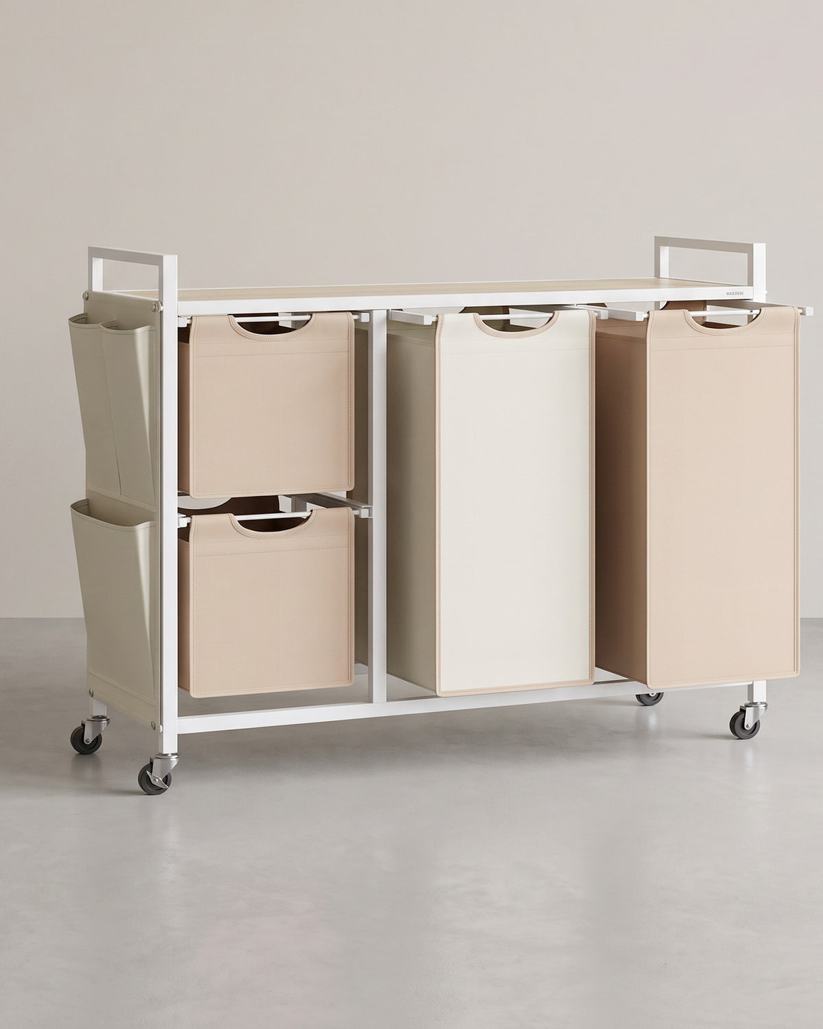 Wasmand Wagen - Waswagen - Wasmand op Wieltjes