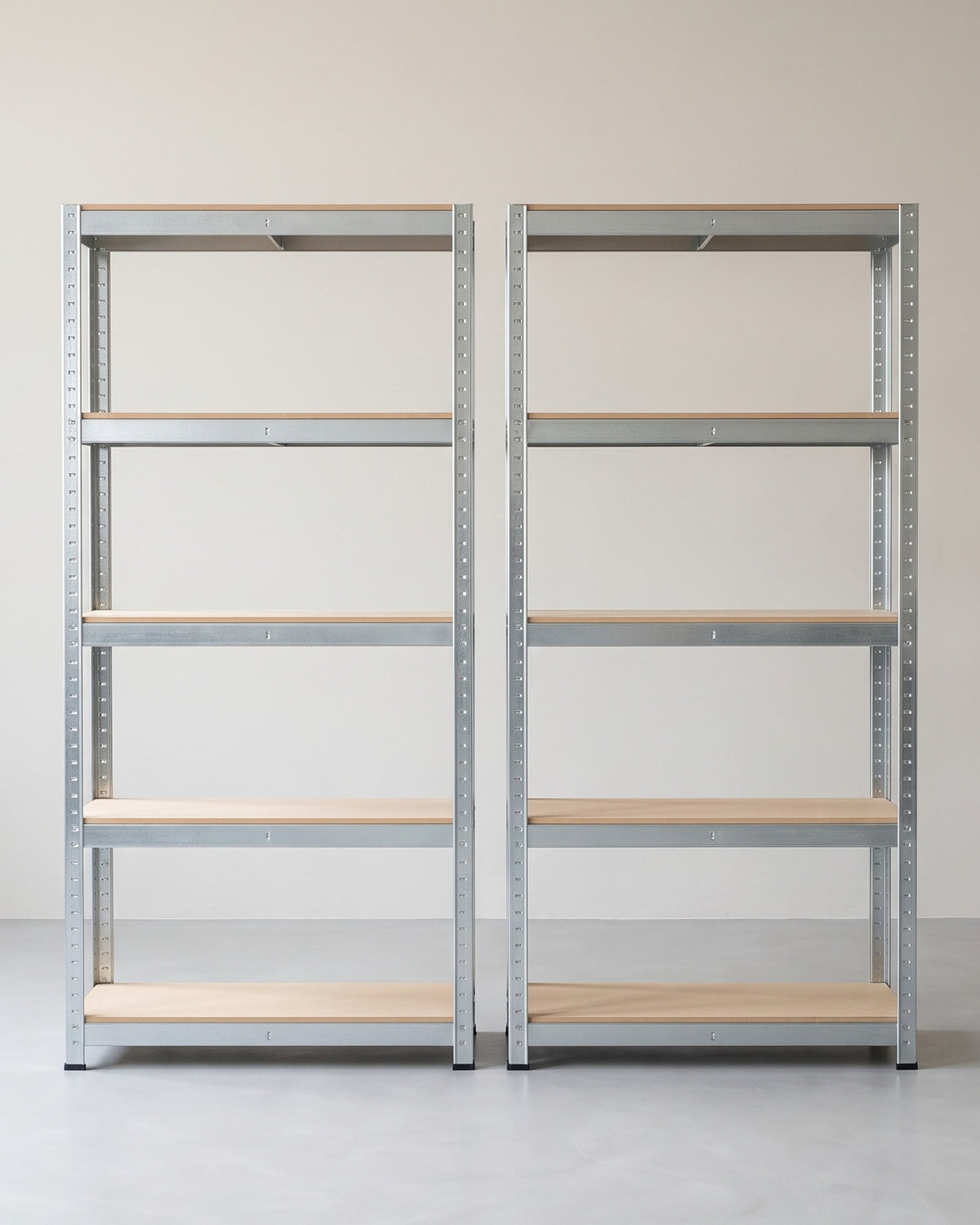 Zwaar Opbergrek met 5 Verstelbare Planken – Tot 875 kg per Rek – Zonder Schroeven – 150, 180 of 200 cm