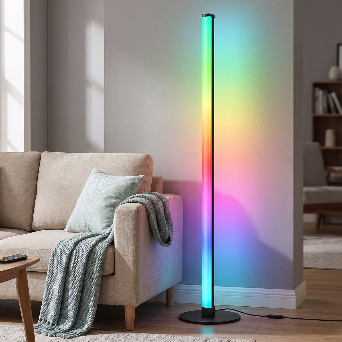 LED Vloerlamp Dimbaar - Indirect Sfeerlicht 1200 Lumen - Minimalistisch Design