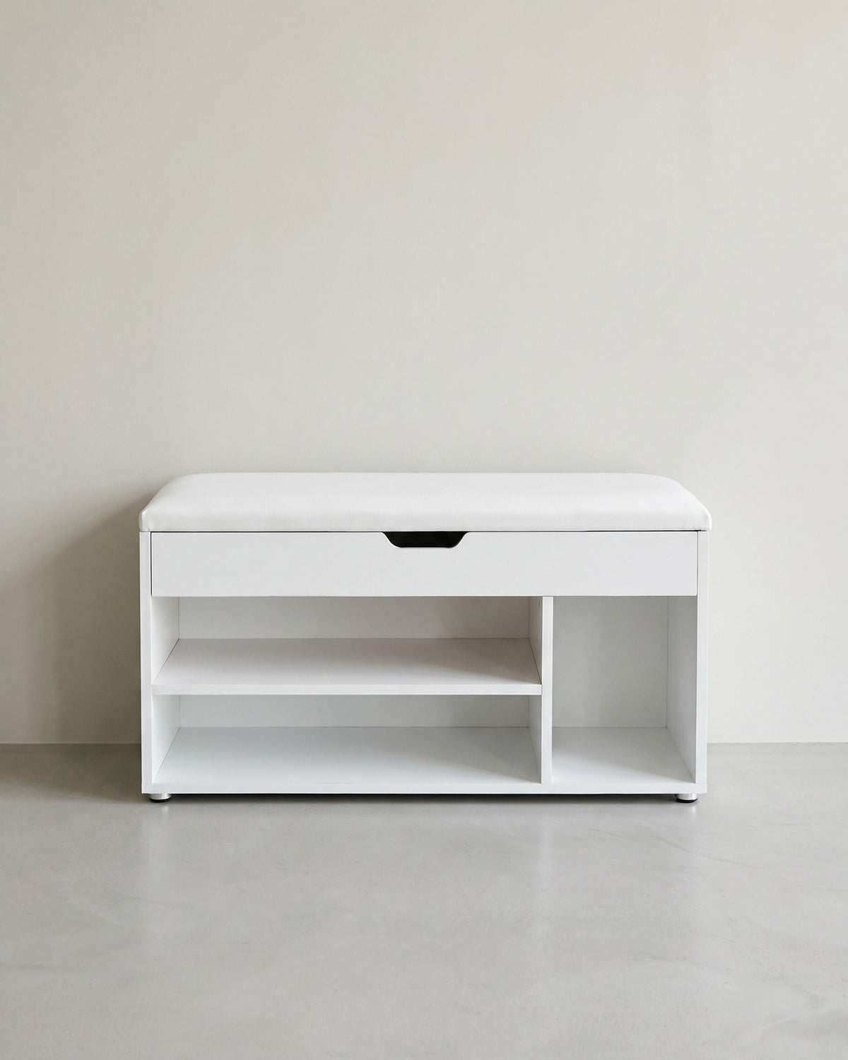 Schoenenbank met Opbergruimte – Schoenenrek met Kussen – Opbergbank voor Hal – 80 x 30 x 44 cm