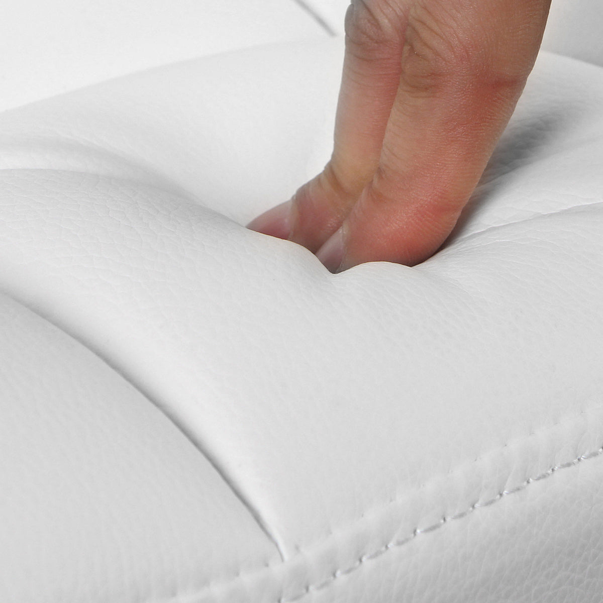 Barkrukken Set van 2 – Kunstleer – In Hoogte Verstelbaar 62,5-82,5 cm – Met Rugleuning en Voetsteun
