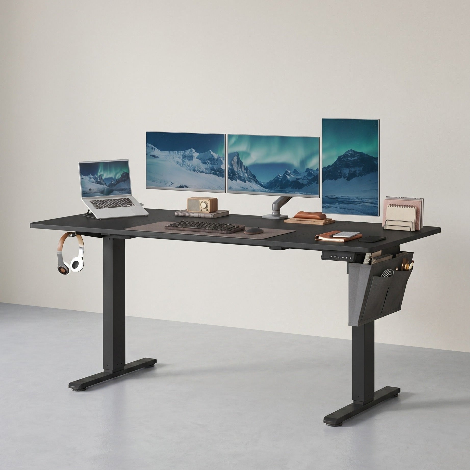 Zit Sta Bureau Elektrisch – Hoog Laag Bureau – In Hoogte Verstelbaar – Ergonomisch