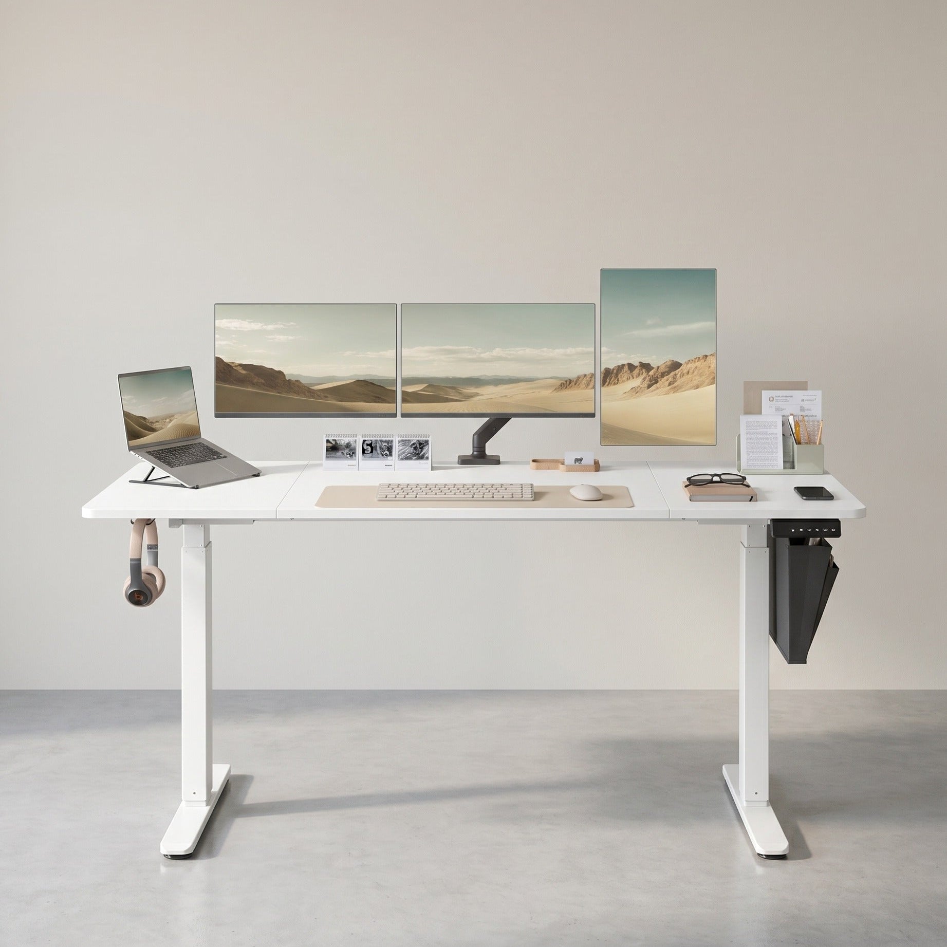 Zit Sta Bureau Elektrisch – Hoog Laag Bureau – In Hoogte Verstelbaar – Ergonomisch