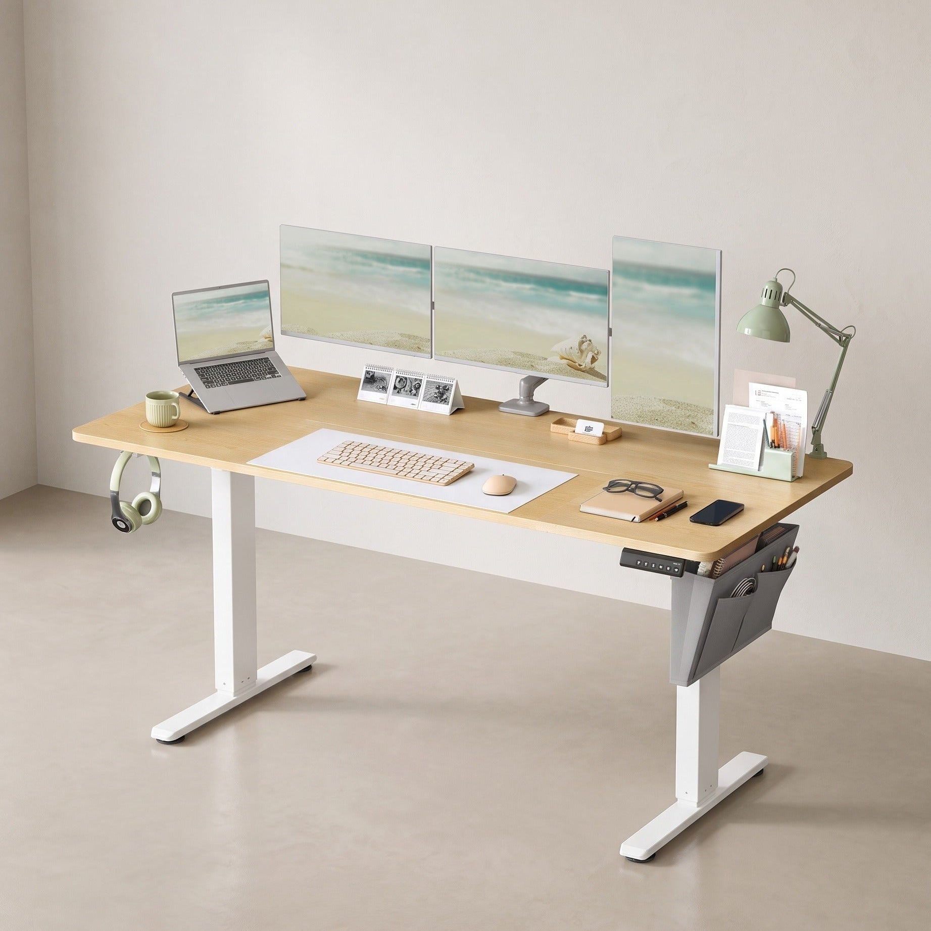 Zit Sta Bureau Elektrisch – Hoog Laag Bureau – In Hoogte Verstelbaar – Ergonomisch