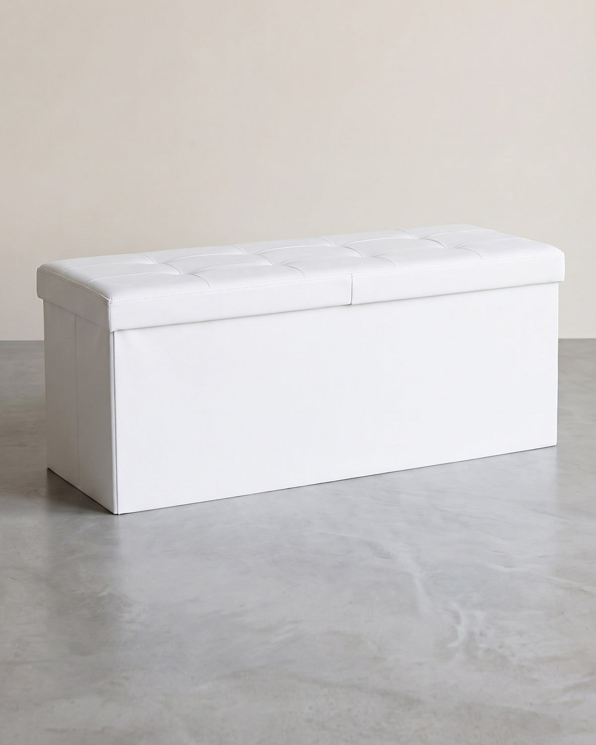 Opvouwbare Opbergbank 131 Liter - Hocker - Kunstleer