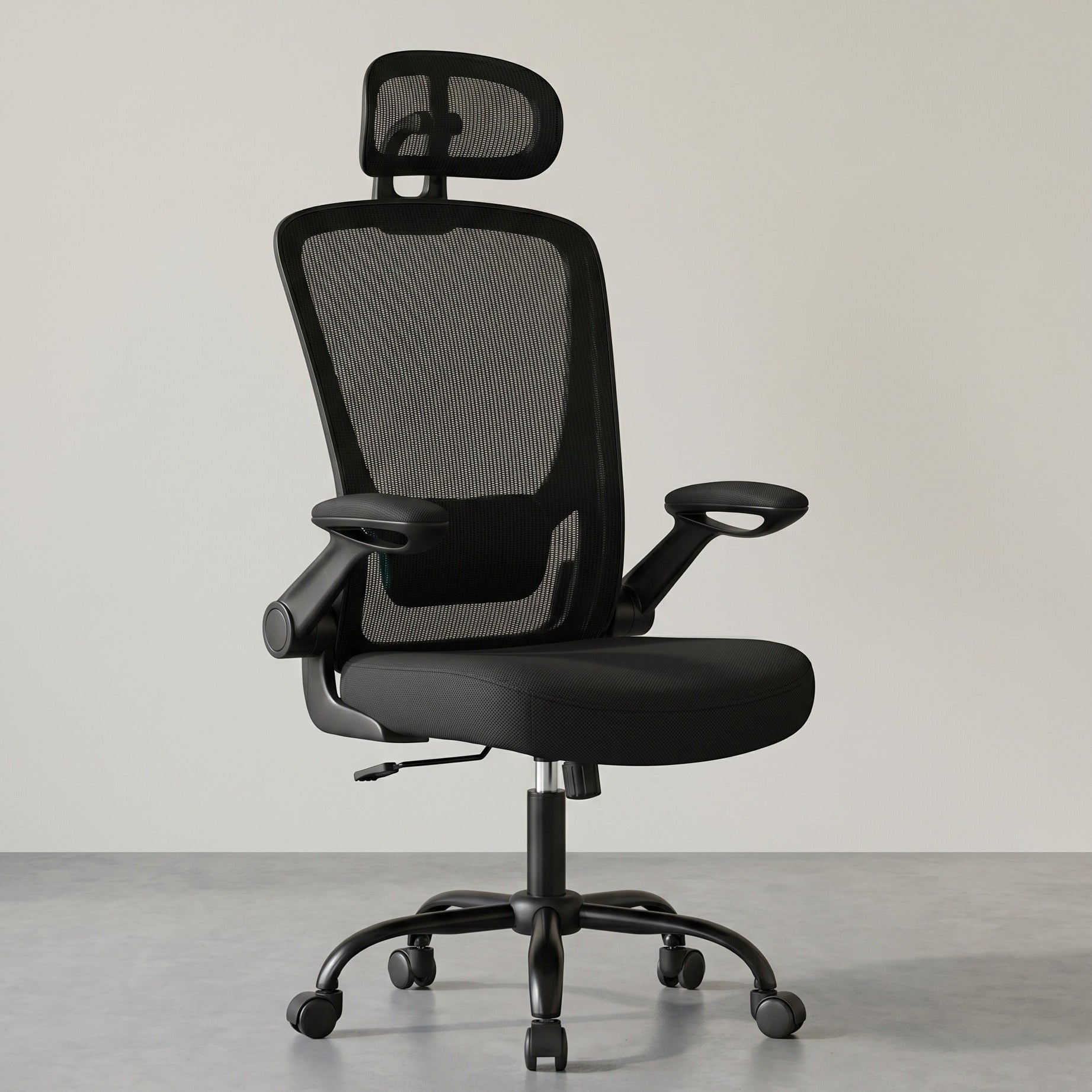 Ergonomische Bureaustoel met Hoofdsteun - Comfort en Ondersteuning