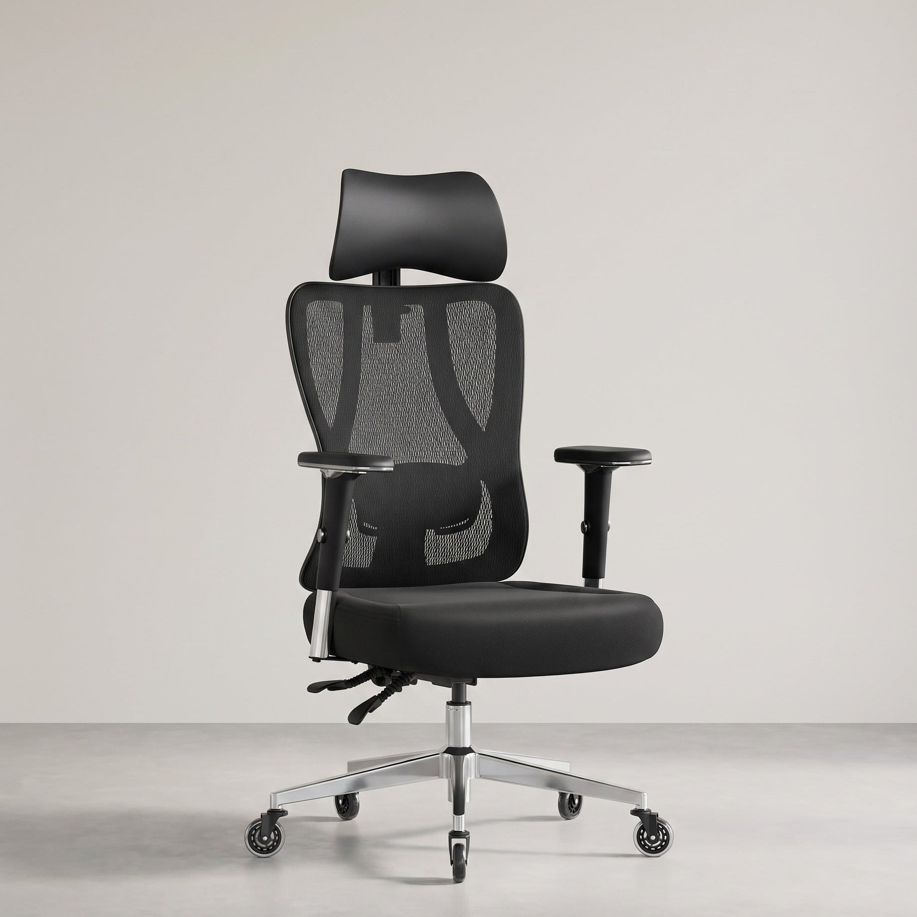 Ergonomische Bureaustoel – Verstelbare Lendensteun en Hoofdsteun – Tot 150 kg