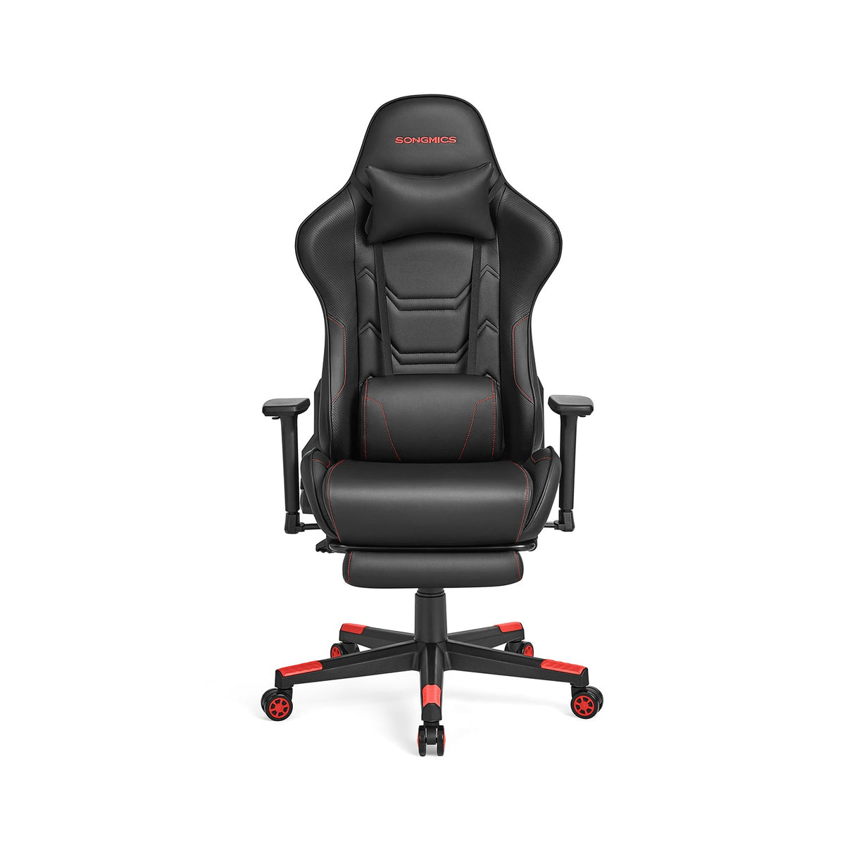 HOLLUDLE Ergonomische bureaustoel met 3D-lendensteun en verstelbare 3D-armleuningen, V-vormig ontwerp, comfortabele bureaustoel voor kantoor en thuis, zwart HOLLUDLE Ergonomische bureaustoel met 3D-lendensteun en verstelbare 3D-armleuningen, V-vormig ontwerp, comfortabele bureaustoel voor kantoor en thuis, zwart