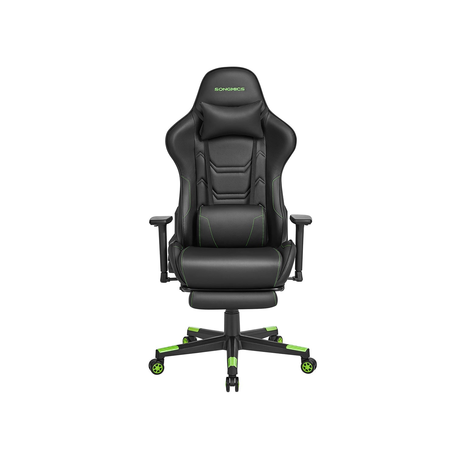 Gaming Bureaustoel – Ergonomisch Verstelbaar – Met Voetensteun & Kantelfunctie – Belastbaar tot 150 kg