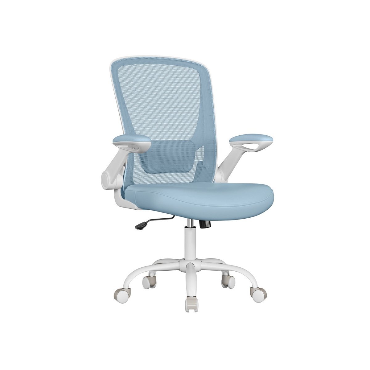 Bureaustoel met Verstelbare Armleuning - Ergonomisch Design - Mesh rugleuning - De Vries Meubels
