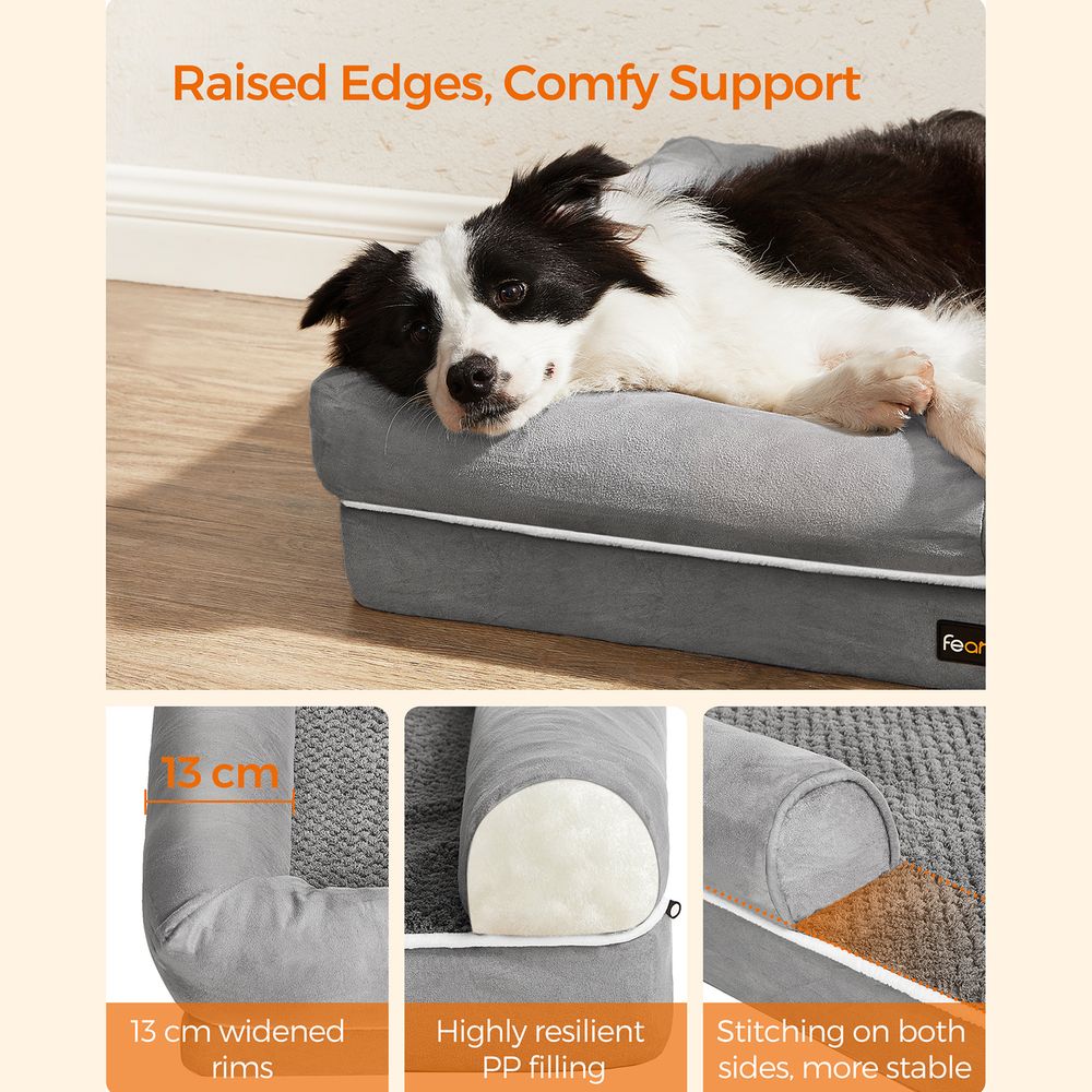 Comfortabel Hondenbed met Verhoogde Randen - Hondenmand - De Vries Meubels