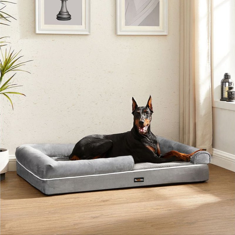 Comfortabel Hondenbed met Verhoogde Randen - Hondenmand - De Vries Meubels