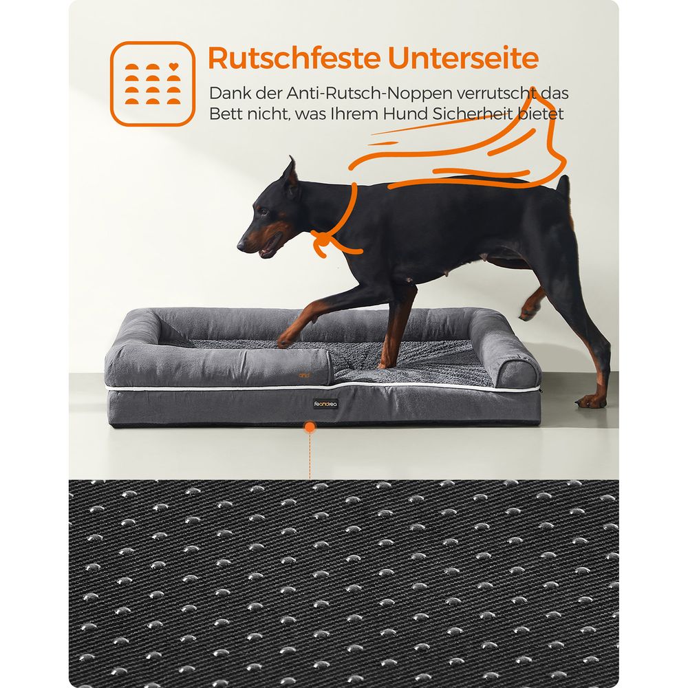 Comfortabel Hondenbed met Verhoogde Randen - Hondenmand - De Vries Meubels