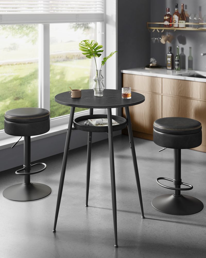 Design Bartafel - Ronde Tafel met Lade - Bekroond Ontwerp - De Vries Meubels