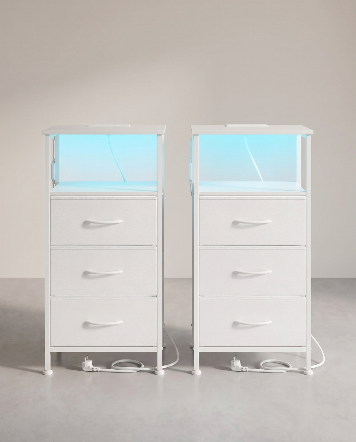 Nachtkastje - Bellah Collectie - Laadstation - App Gestuurde LED Verlichting