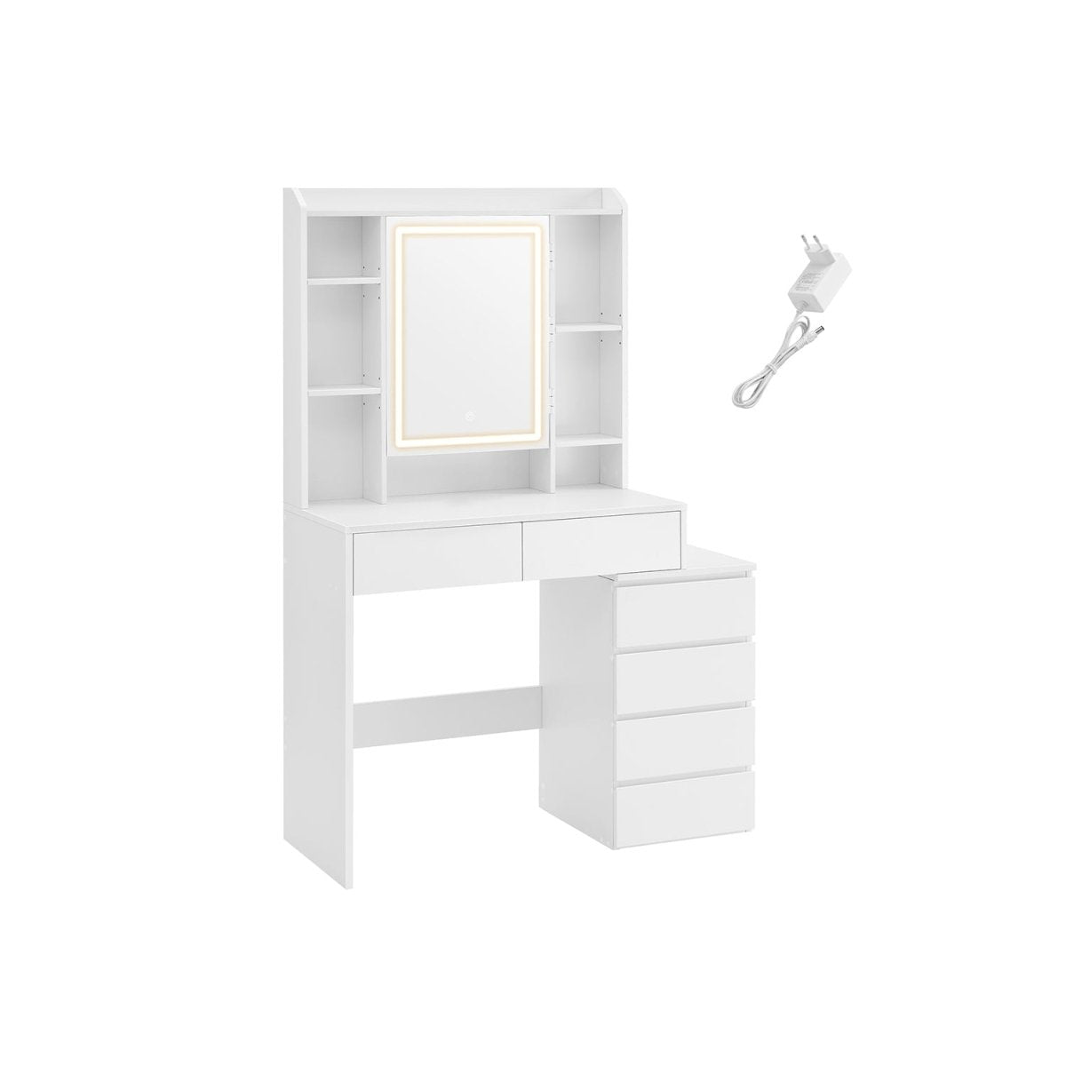 Make - uptafel met LED - verlichting en veel opbergruimte - Modern en Praktisch - De Vries Meubels