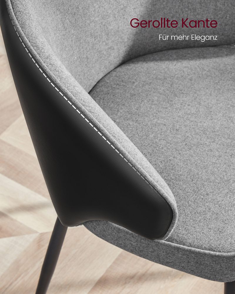 Moderne eetkamerstoelen met armleuning – Set van 2 - De Vries Meubels