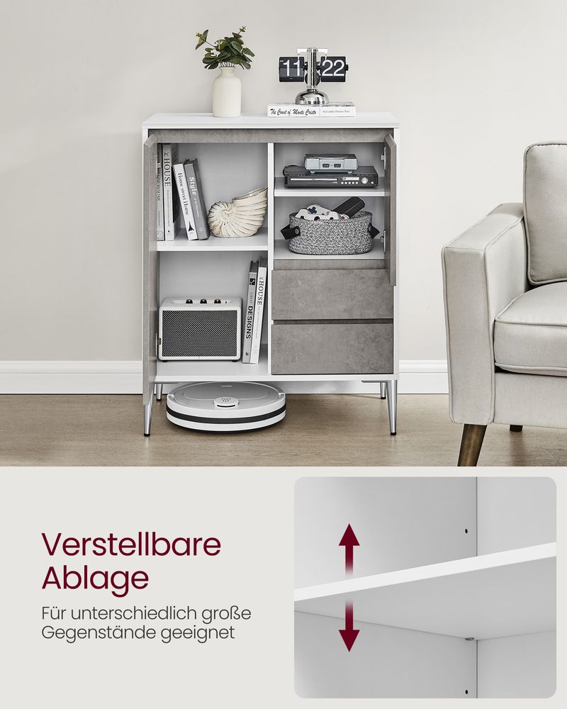 Moderne Opbergkast met Lades en Deuren – Ruim, Stijlvol & Praktisch - De Vries Meubels