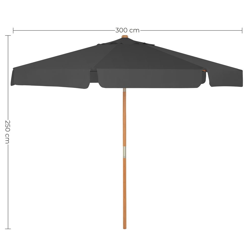 Parasol Kantelbaar - Tuin - 300 of 270 cm - De Vries Meubels