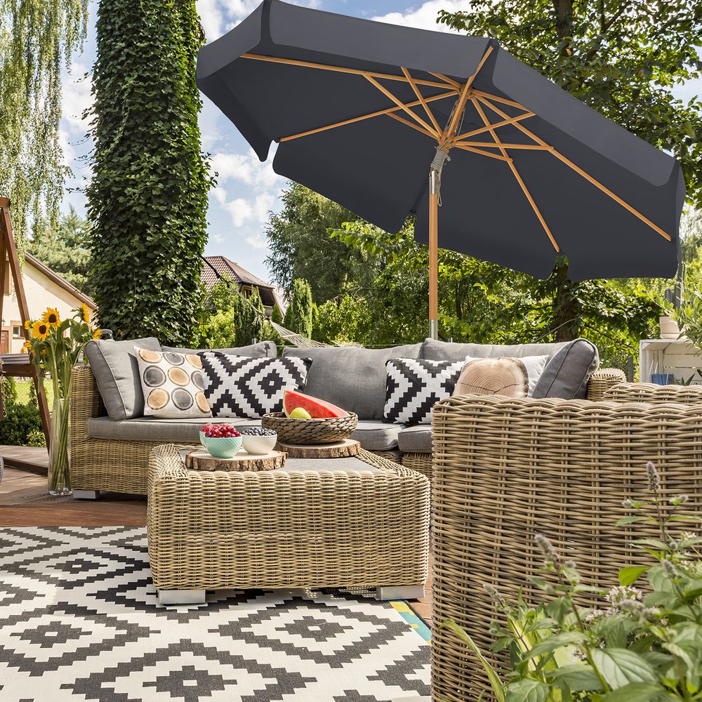 Parasol Kantelbaar - Tuin - 300 of 270 cm - De Vries Meubels