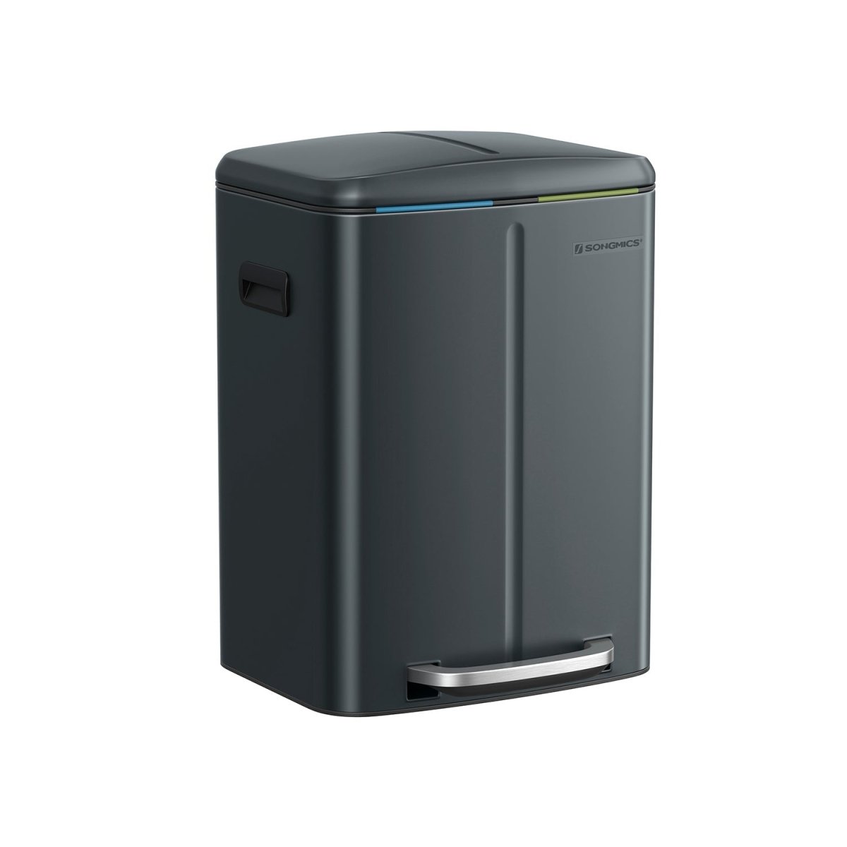 Pedaalemmer 40L - Met 2 Binnenemmers - Afvalscheiding - De Vries Meubels