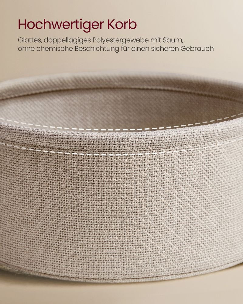 Ronde salontafel met opbergmand - Stijlvol en praktisch - De Vries Meubels