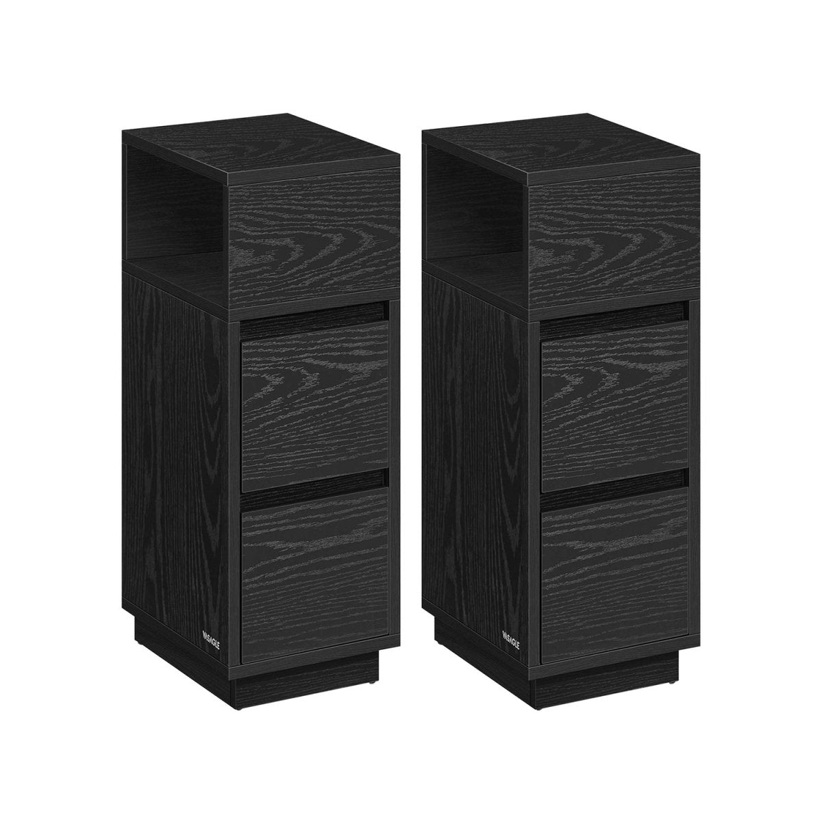 Smal Nachtkastje met Flexibel Open Vak - Bijzettafel - De Vries Meubels