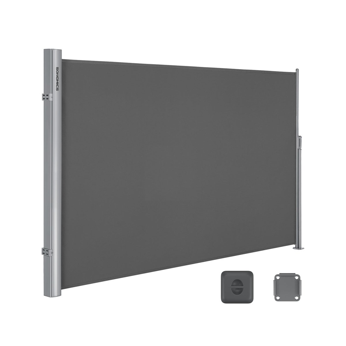 Uitschuifbaar Tuinscherm - Windscherm - Zonnescherm 160 cm hoog - De Vries Meubels