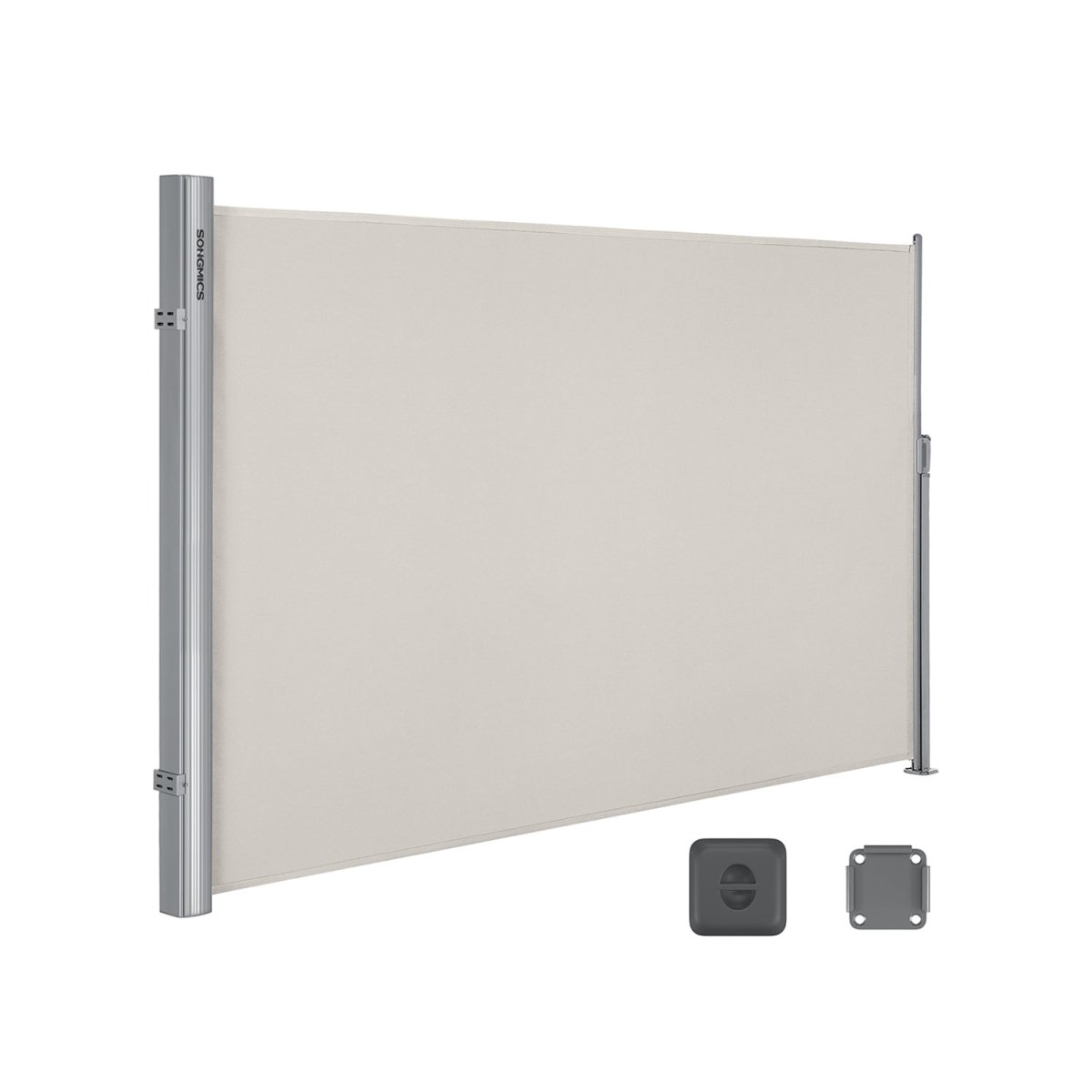 Uitschuifbaar Tuinscherm - Windscherm - Zonnescherm 160 cm hoog - De Vries Meubels