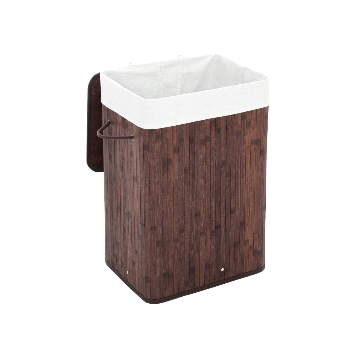 WENKO Wäschetruhe Mod. Bambusa mit Sitzpolster, konischer Wäschekorb aus Bambus mit 55 L Volumen, belastbar mit bis zu 120 kg, Sitzhocker mit Stauraum für Wäsche, 40 x 56 x 40 cm WENKO Wäschetruhe Mod. Bambusa mit Sitzpolster, konischer Wäschekorb aus Bambus mit 55 L Volumen, belastbar mit bis zu 120 kg, Sitzhocker mit Stauraum für Wäsche, 40 x 56 x 40 cm