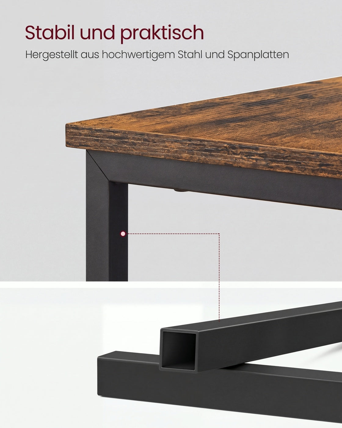 Bijzettafel met Stopcontacten & USB – 2 Lades en Tijdschriftenhouder – 60 x 35 x 61 cm