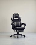 Gamestoel Ergonomisch – Met Hoofdkussen en Voetensteun – Verstelbaar