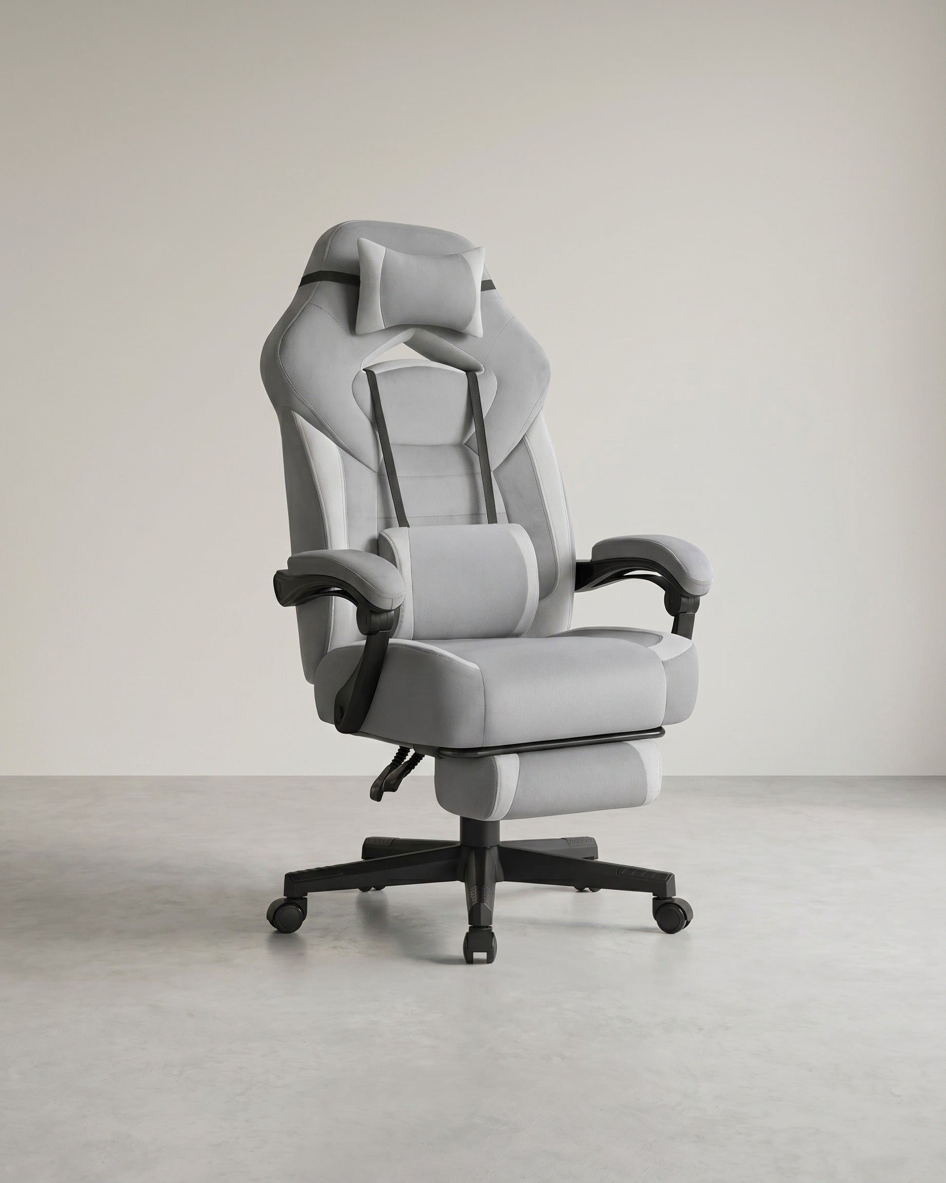 Gamestoel met Voetsteun – Ergonomisch – Kantelbaar – Extra Dik Zitvlak – In Hoogte Verstelbaar