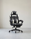 Gamestoel Ergonomisch – Met Hoofdkussen en Voetensteun – Verstelbaar