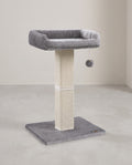 Krabpaal Met Verhoogd Ligbed - Stevige Sisal Krabzuil - Inclusief Speelbal