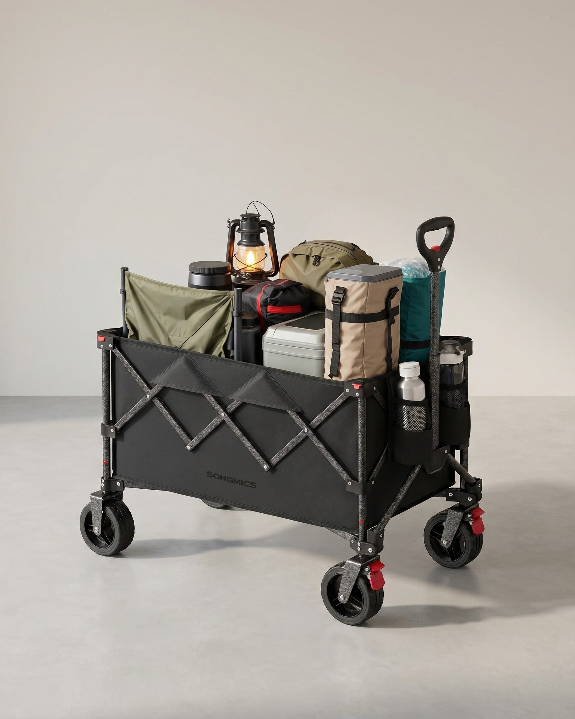 Bolderkar - Trolley – Opvouwbaar – Stalen frame