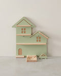 Wandplank voor Toniebox en Figuren – Straatontwerp – Met Magnetische Beukenhouten Leggers – Inclusief Kabelhouder – 55,6 cm Breed