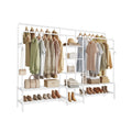 Open Kledingrek Wit 195 cm