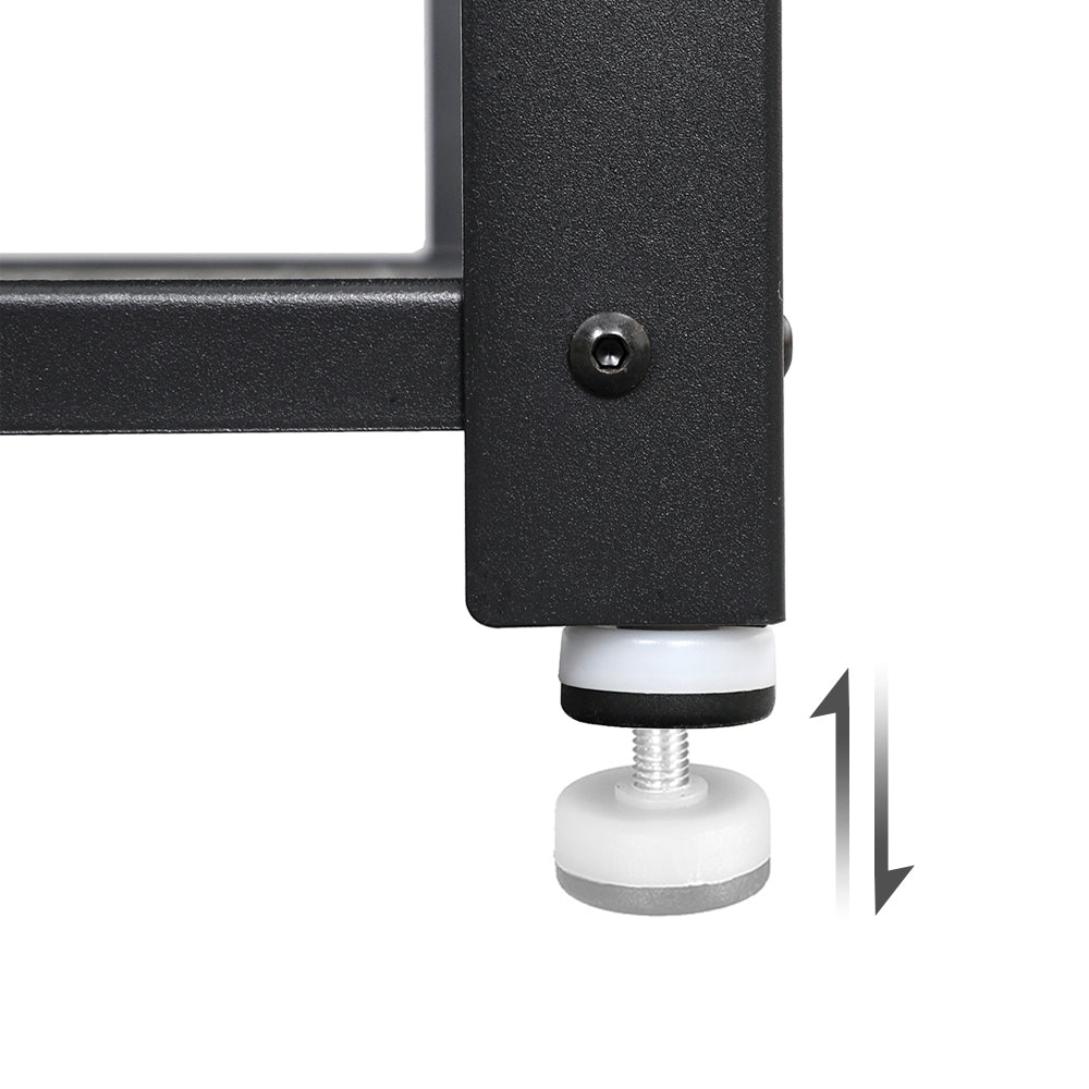 Bartafel 120 x 60 x 90 cm – Hoge Tafel in Industrieel Vintage Design – Metalen Frame – Tot 100 kg