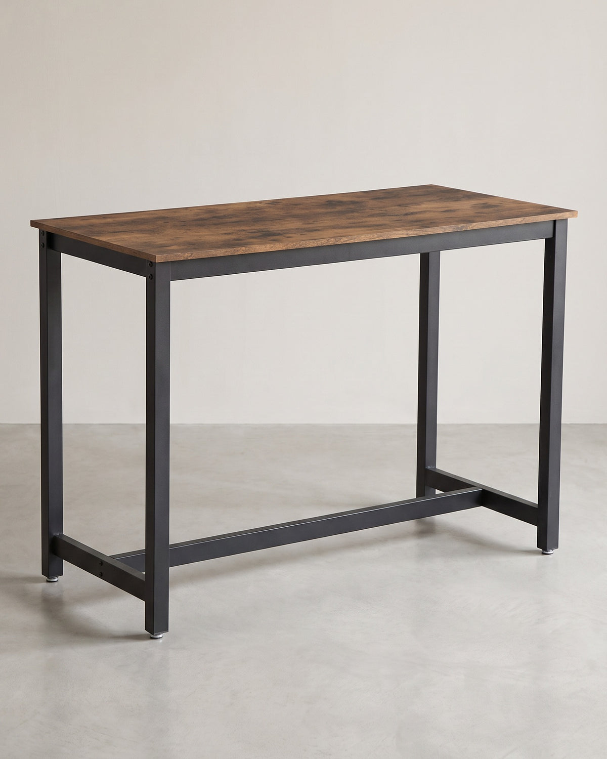 Bartafel 120 x 60 x 90 cm – Hoge Tafel in Industrieel Vintage Design – Metalen Frame – Tot 100 kg
