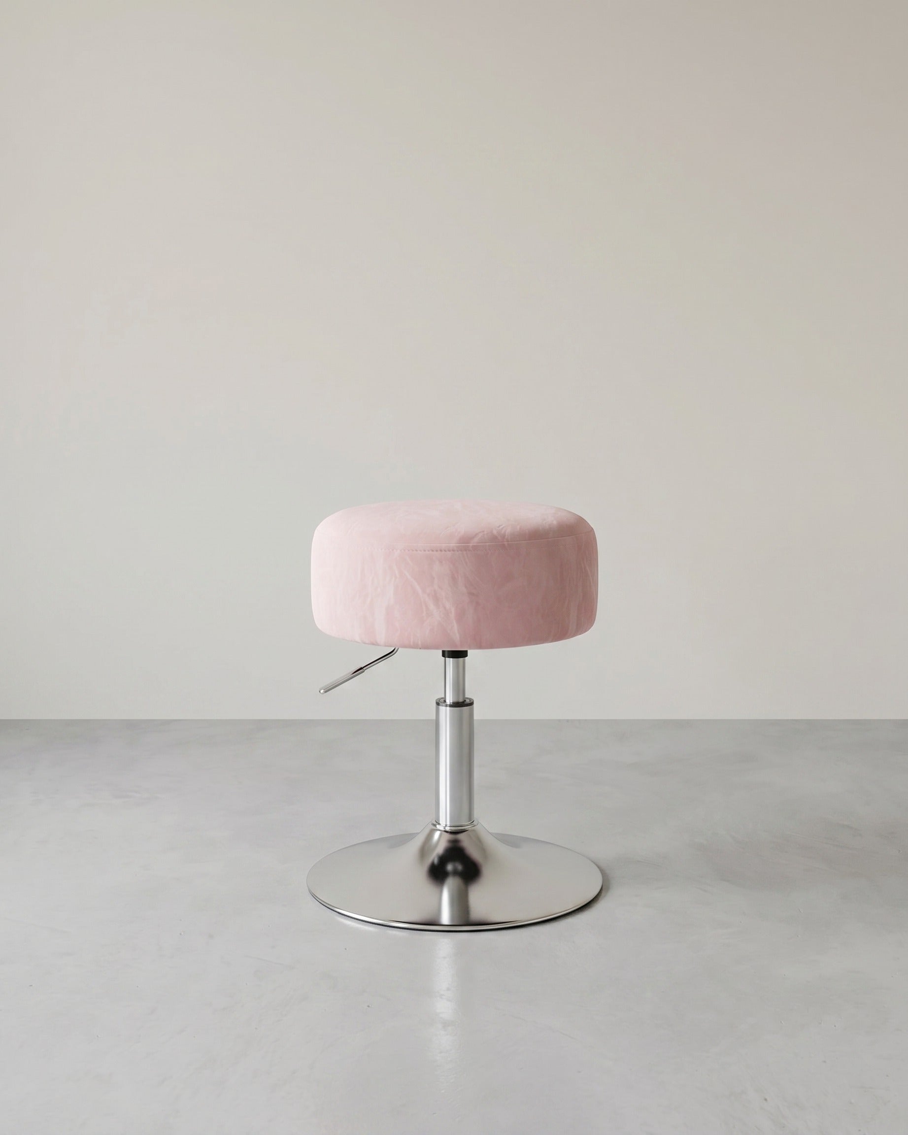 Make-up Kruk Draaibaar – In Hoogte Verstelbaar – 360° – PU met Gletsjerpatroon – Kaptafelkruk tot 120 kg