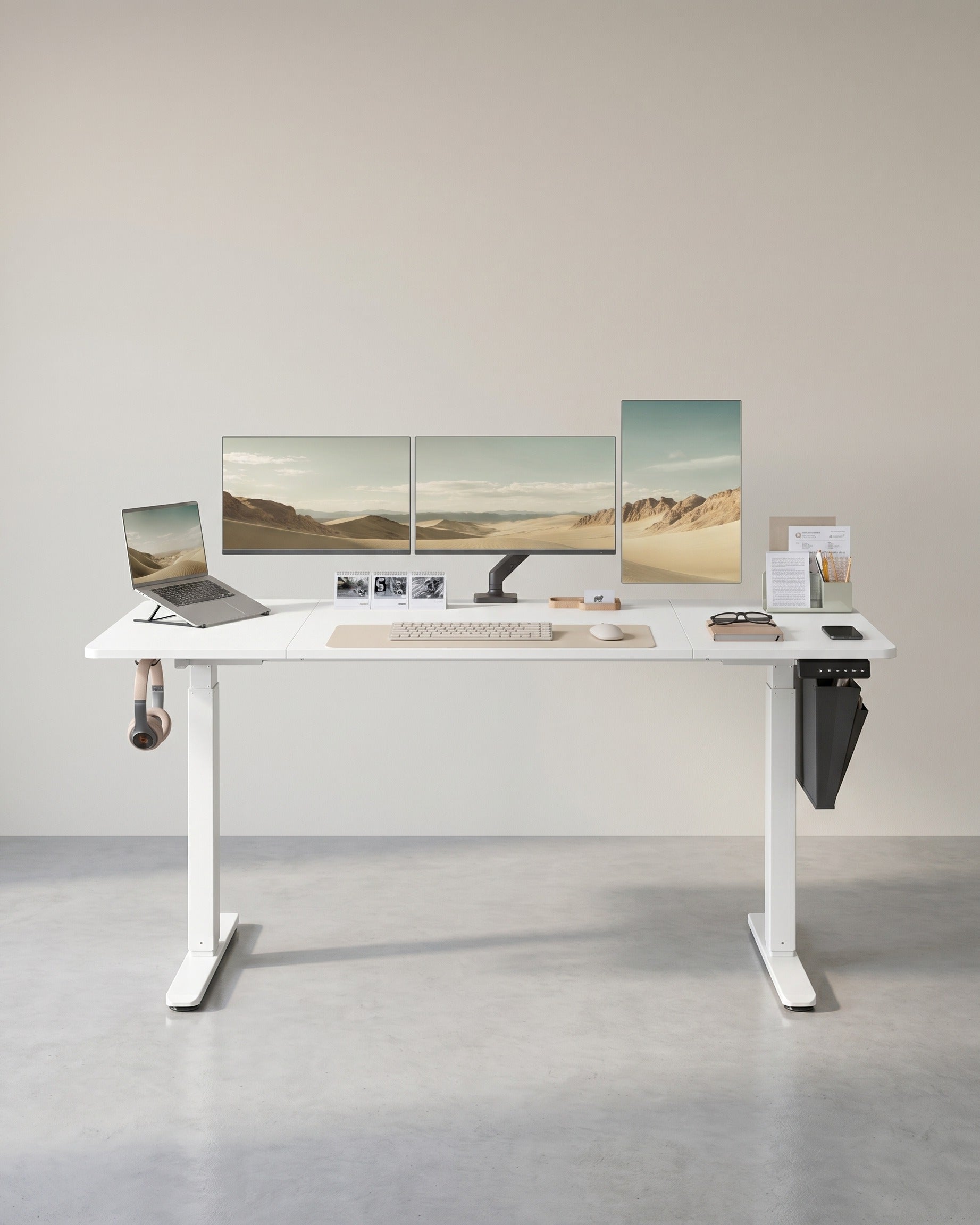 Zit Sta Bureau Elektrisch – Hoog Laag Bureau – In Hoogte Verstelbaar – Ergonomisch