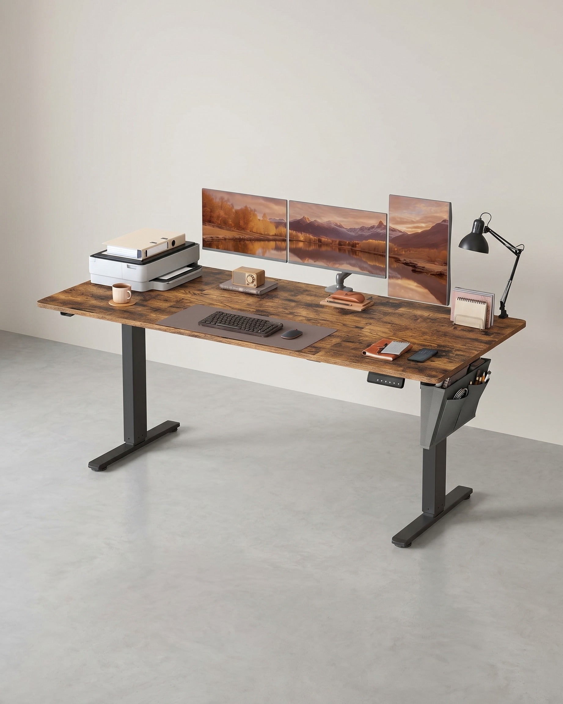 Zit Sta Bureau Elektrisch 180 x 80 cm – In Hoogte Verstelbaar – 4 Geheugenstanden – USB-C – Kabelbeheer